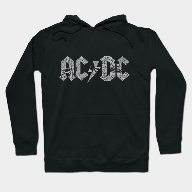 ACDC LOGO ALBUMS Hoodie by AnggiePratama